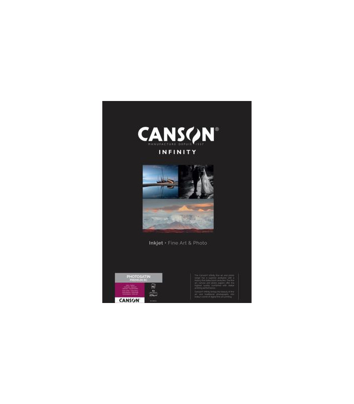Canson Infinity PhotoSatin Premium RC A2 270g / 25 feuilles