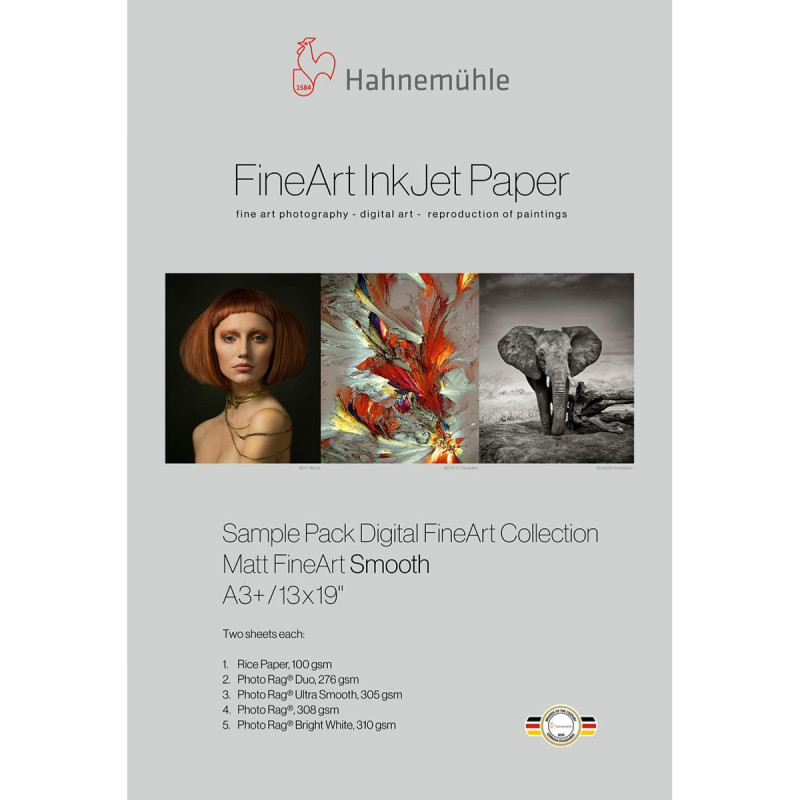 Hahnemühle Pochette Test Mat Fine Art Smooth A4
