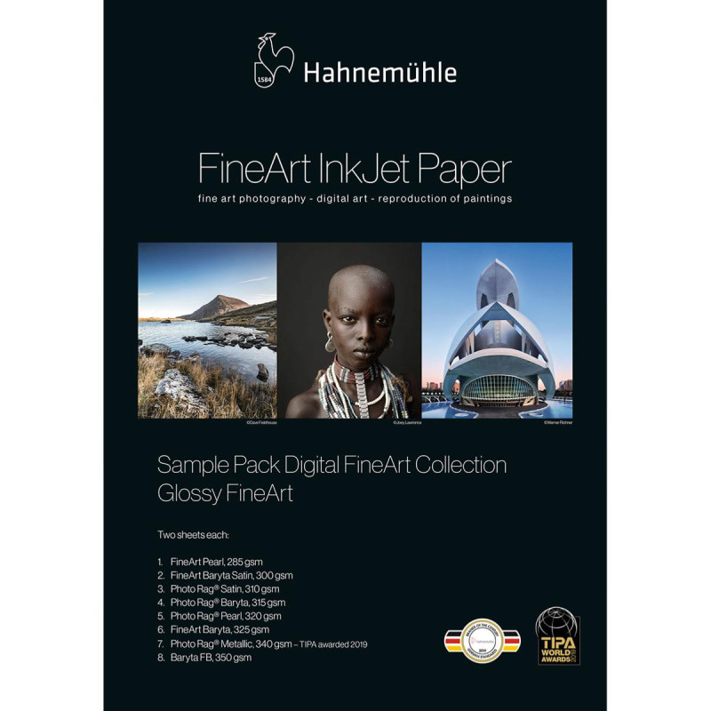 Hahnemühle Pochette Test Glossy Fine Art A4