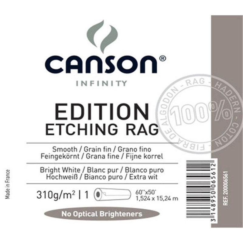 Canson Infinity Edition Etching Rag  Rouleau 60\" 310g / 15 m