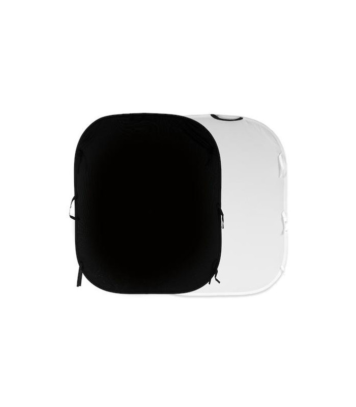 Manfrotto Fond pliable 1.5 x 1.8 m Blanc / Noir