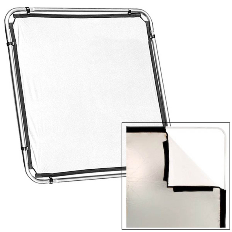 Manfrotto Toile Skylite Argent / Blanc 1.1  x 1.1 m