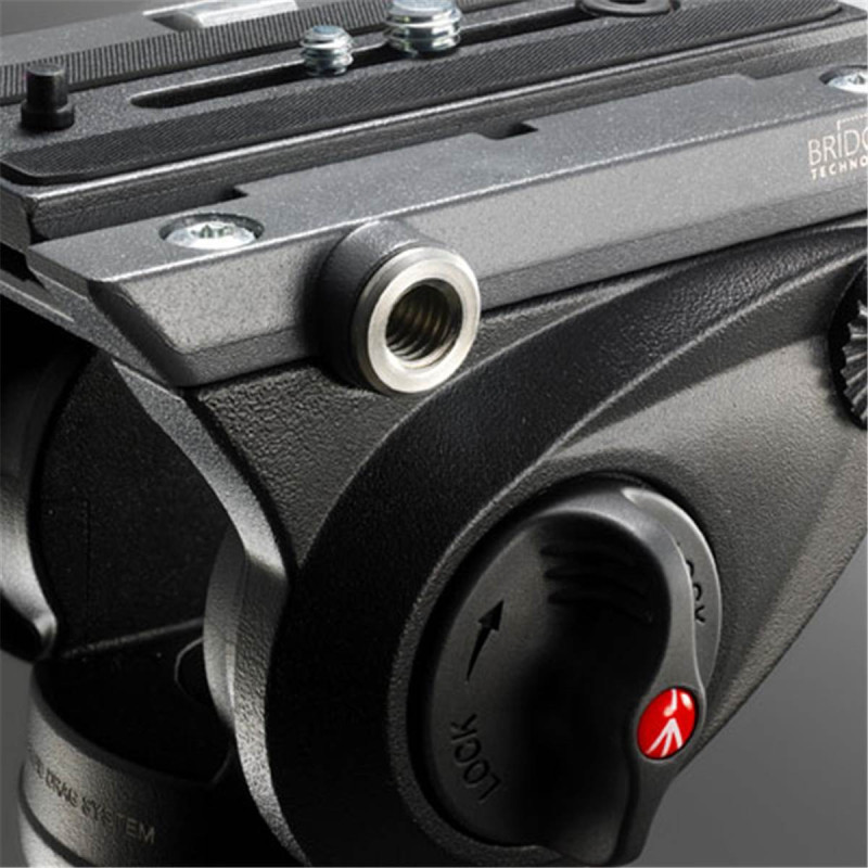 Manfrotto Kit Trépied MVT502AM+ Rotule vidéo MVH500A + sac