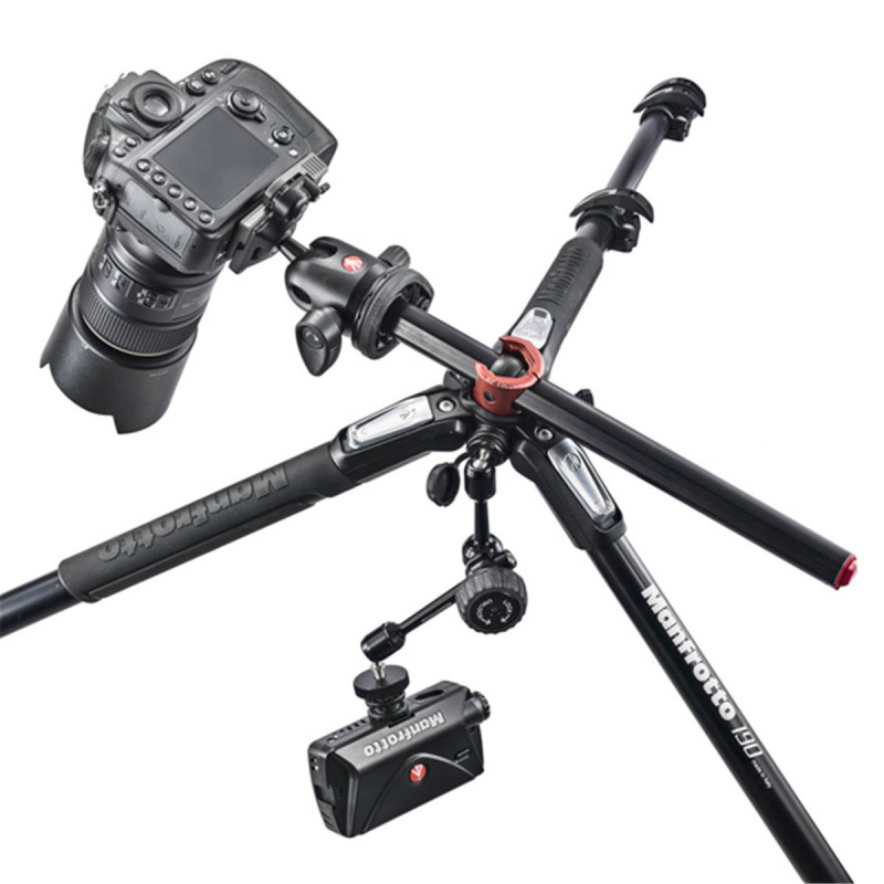 Manfrotto Trépied 190XPRO4 aluminium 4 sections
