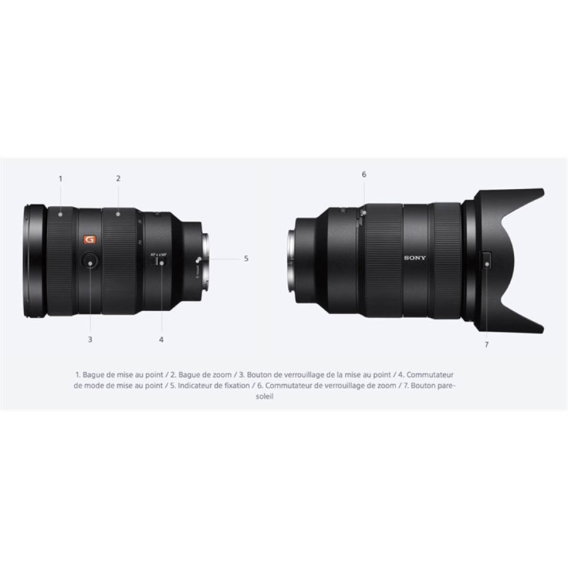 Sony Objectif SEL FE 24-70mm f/2.8 GM