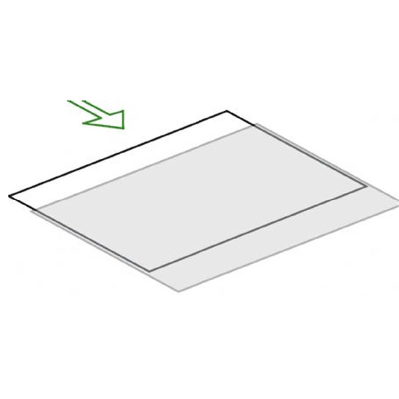 Serc Pochettes Polyester / ouverture grand côté 24x30 25P