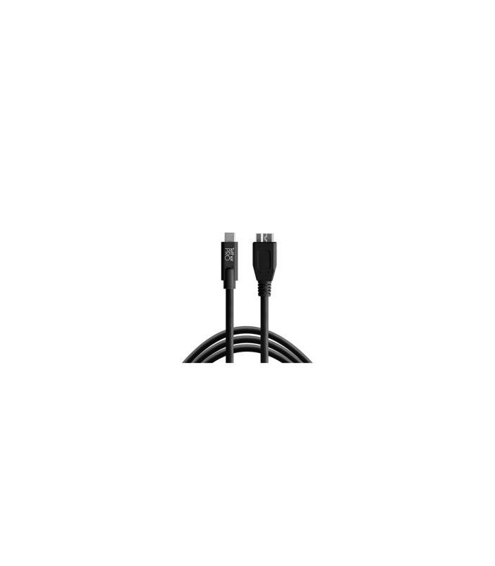 Tethertools Câble TetherPro USB-C vers USB 3.0 Micro-B Noir 4,6m