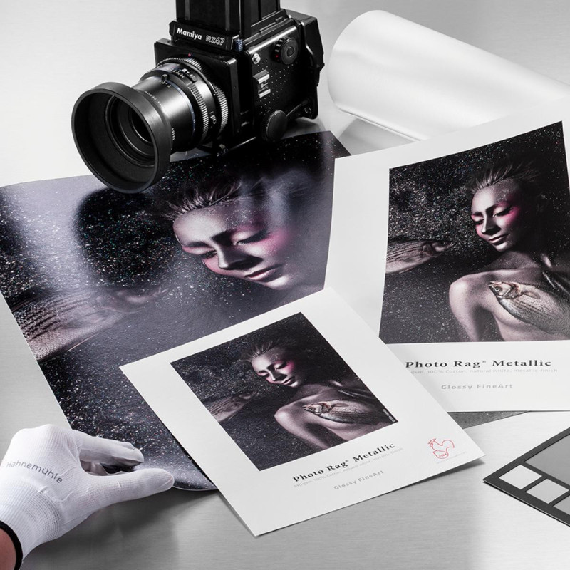 Hahnemühle Photorag Metallic 340g  Rouleau 44\" x 12m
