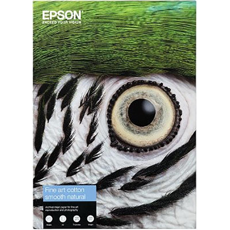 Epson Papier Fine Art Cotton Smooth Natural Rlx 17\"x15m 300g