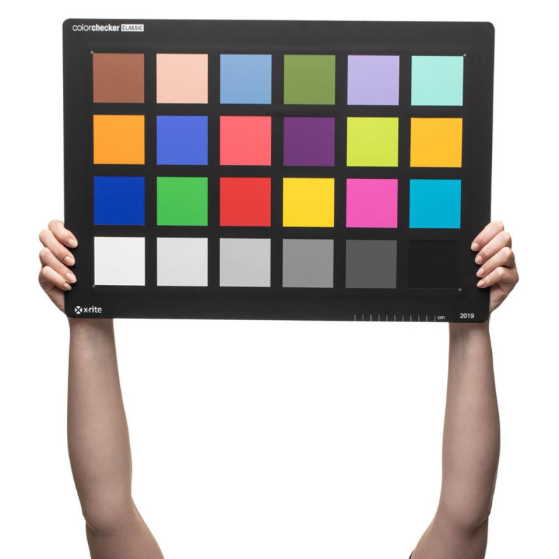 XRite Charte ColorChecker Classic XL avec étui de transport