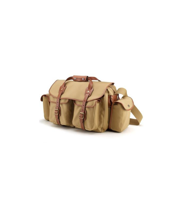 Billingham Sac d\'épaule Classic 550 Toile Kaki - Cuir Fauve