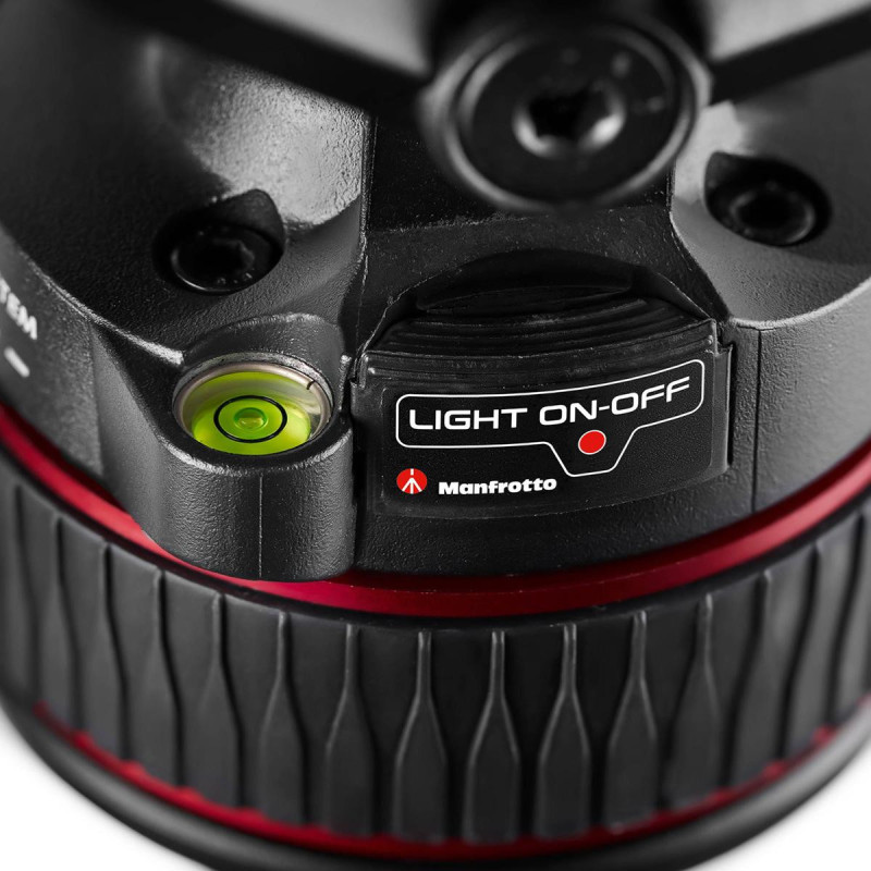 Manfrotto Kit Rotule Vidéo Nitrotech 608 + Trépied Single Leg Carbone