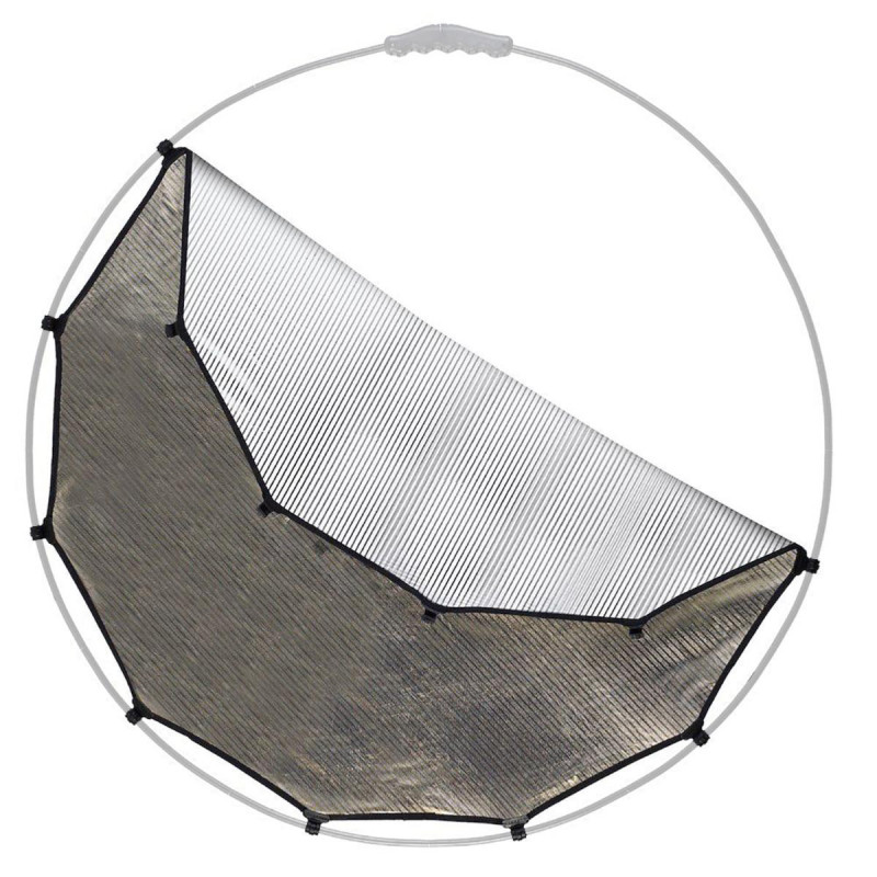 Manfrotto Toile Réflecteur HaloCompact 82cm Sunlite / Soft Silver