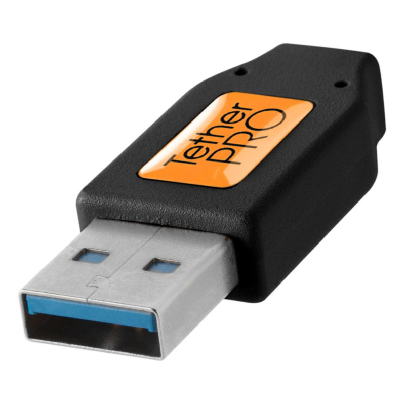 Tethertools Câble Tetherpro USB 3.0 vers USB-C 4,6m • Noir