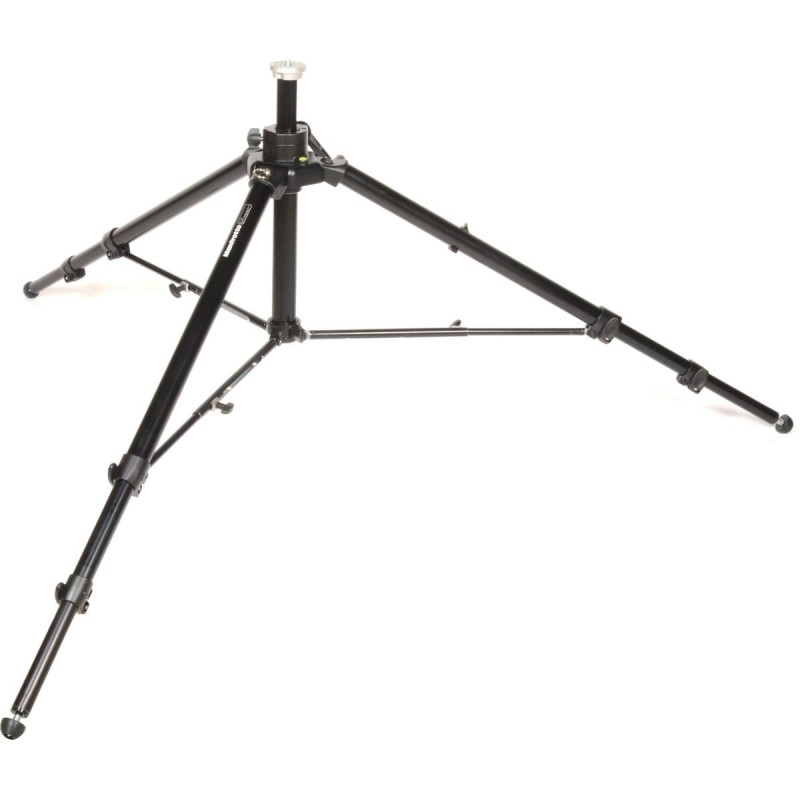 Manfrotto Trépied Pro avec Colonne à Crémaillère en Aluminium Noir