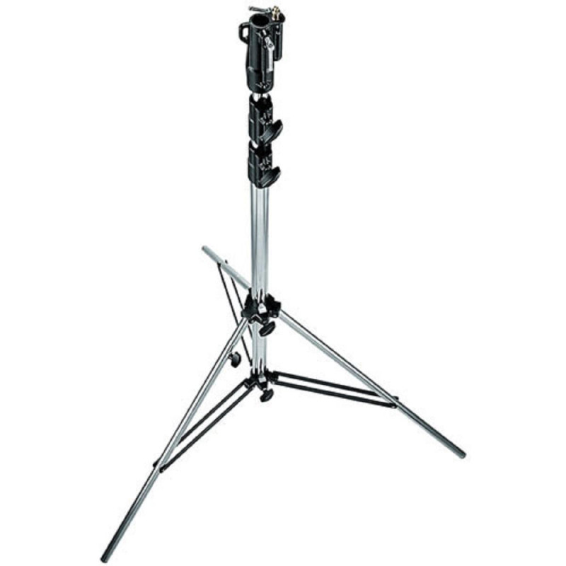 Manfrotto Pied Lumière Acier 3 sections - Chrome