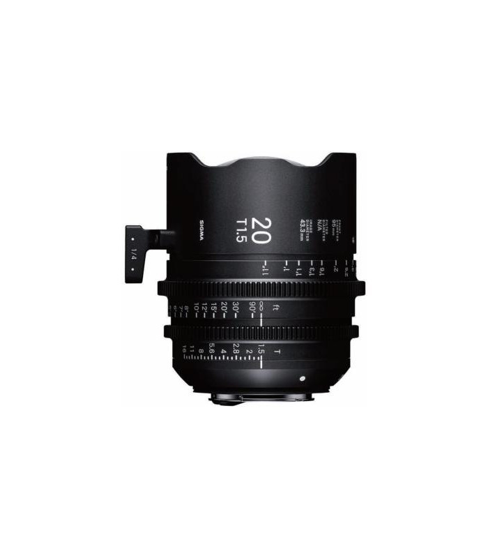 Sigma Objectif Cine High Speed Prime 20mm T1.5 FF monture E - Feet