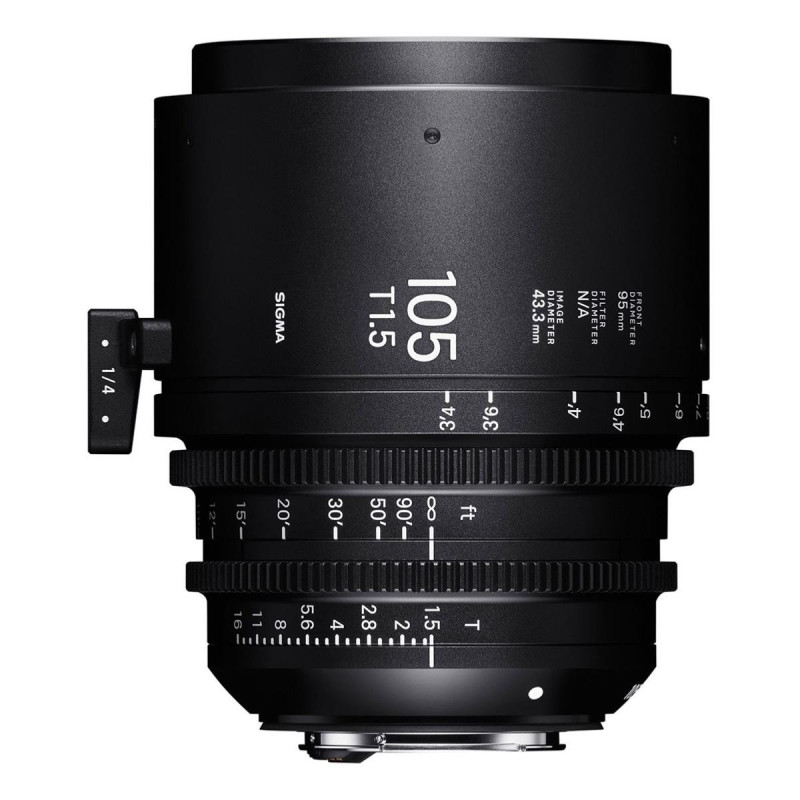 Sigma Objectif Cine 105mm T1.5 FF High-Speed Prime Canon EF - Feet