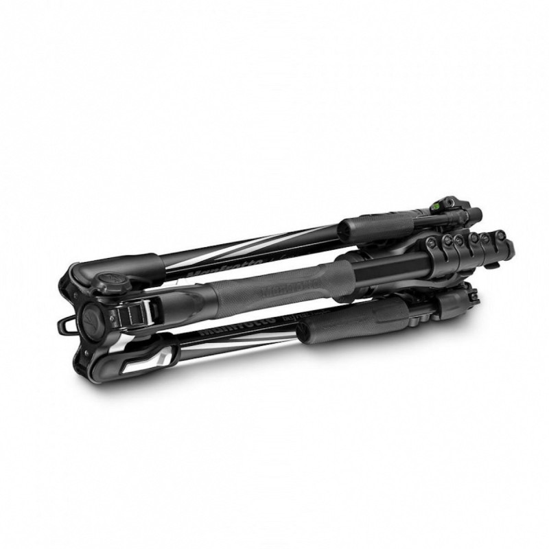 Manfrotto Kit Trépied Befree avec Rotule Fluide 3-Way Live Advanced