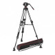 Manfrotto Kit Trépied 645 Alu et Rotule Vidéo fluide 504X