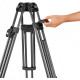 Manfrotto Kit Trépied Fast Twin 645 Carbone avec Rotule 612 Nitro