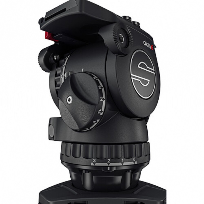 Sachtler Kit Trepied Flowtech 75 MS avec Rotule Aktiv 6