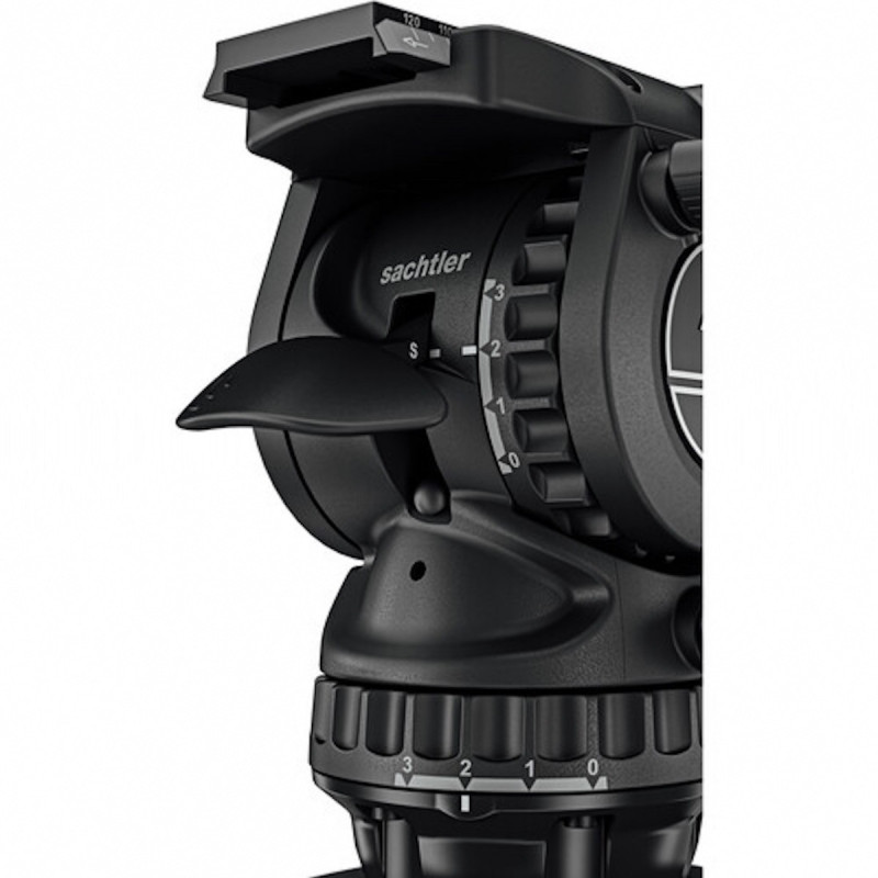 Sachtler Kit Trepied Flowtech 75 MS avec Rotule Aktiv 6