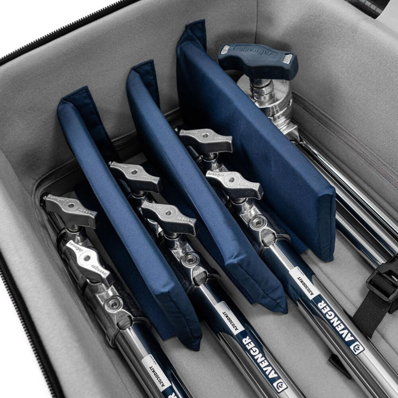 Avenger Valise à roulettes pour 3 C-Stand
