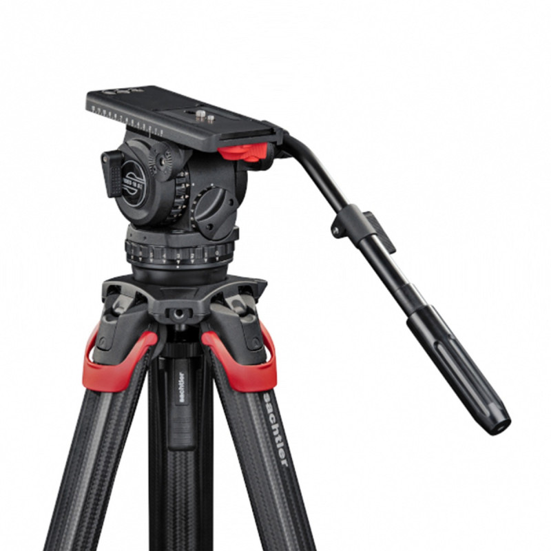 Sachtler Kit Trépied Flowtech 100 FT MS avec Tête fluide 18 S2