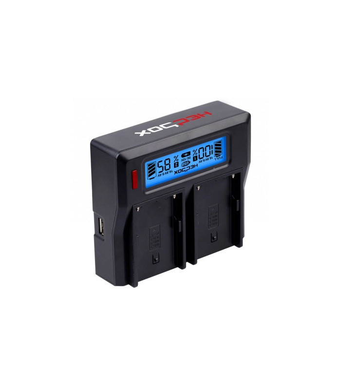 Hedbox Chargeur de batterie double