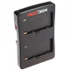 Hedbox Adaptateur V-Mount double batterie Sony NP-F