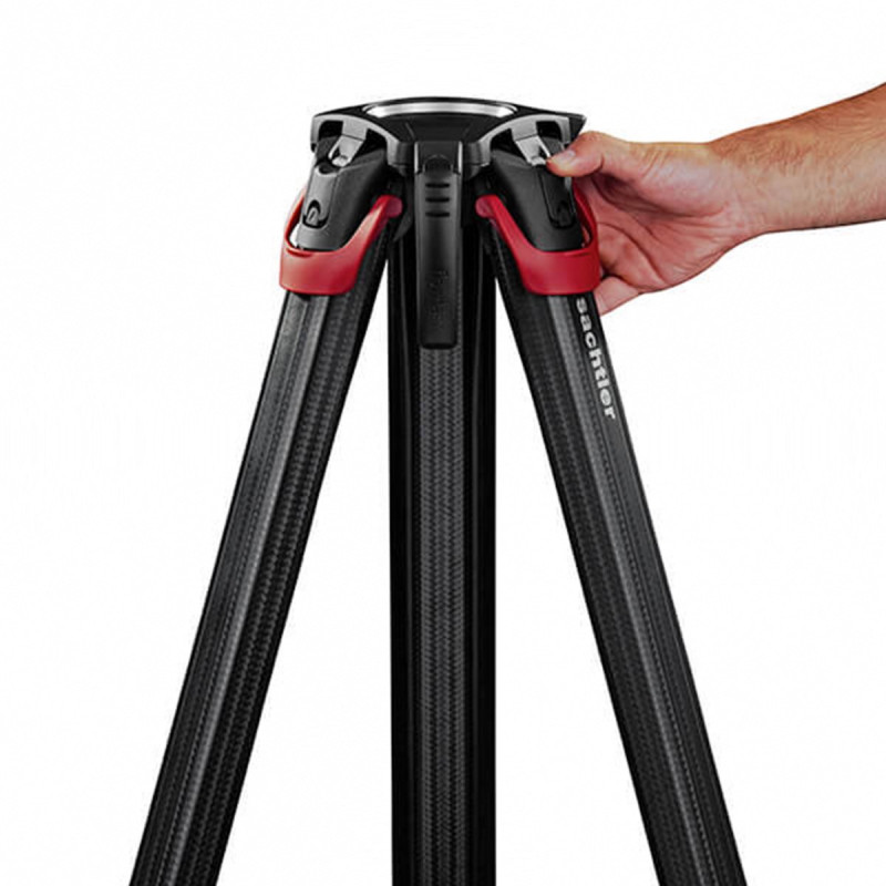 Sachtler Kit Trepied Flowtech 100 MS avec Rotule Aktiv 10