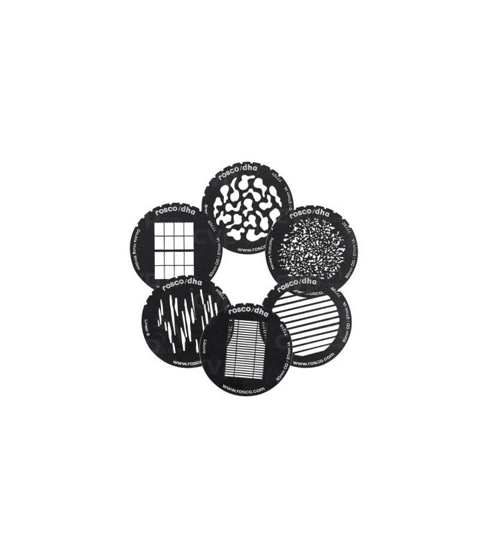 Dedolight Jeu de 6 Gobos Taille M
