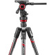 Manfrotto Kit vidéo Befree Live en Carbone noir - Verrouillage Rotati
