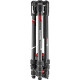 Manfrotto Kit vidéo Befree Live en Carbone noir - Verrouillage Rotati