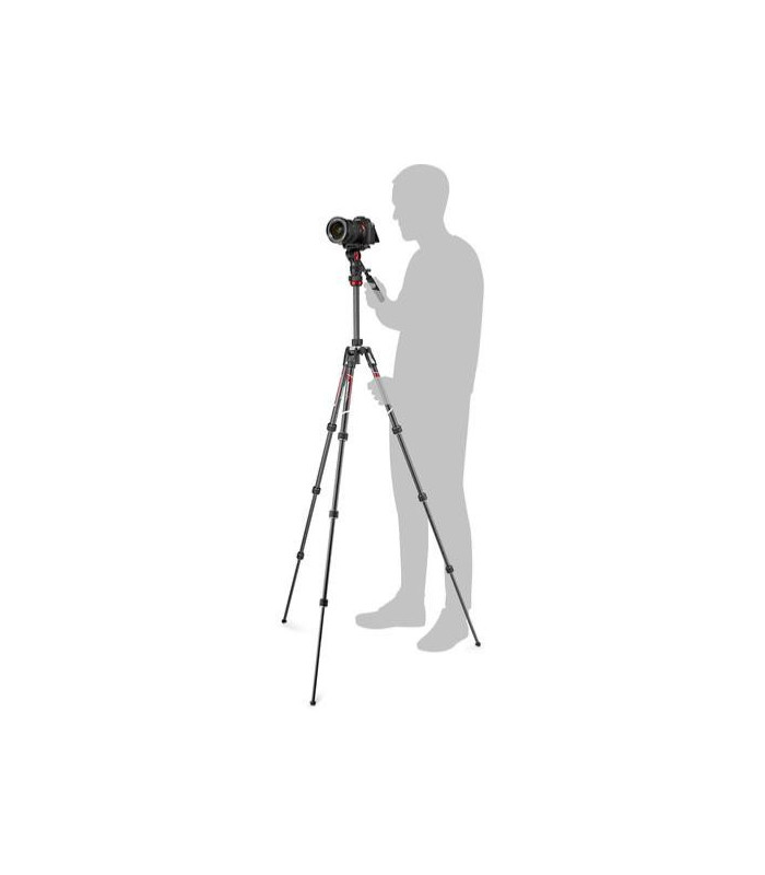 Manfrotto Kit vidéo Befree Live en Carbone noir - Verrouillage Rotati
