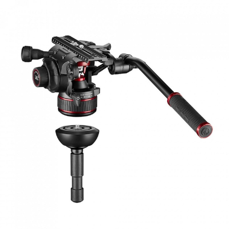 Manfrotto Nitrotech 612 et Trépied Twin-Leg Carbone Entretoise Mi-Hau