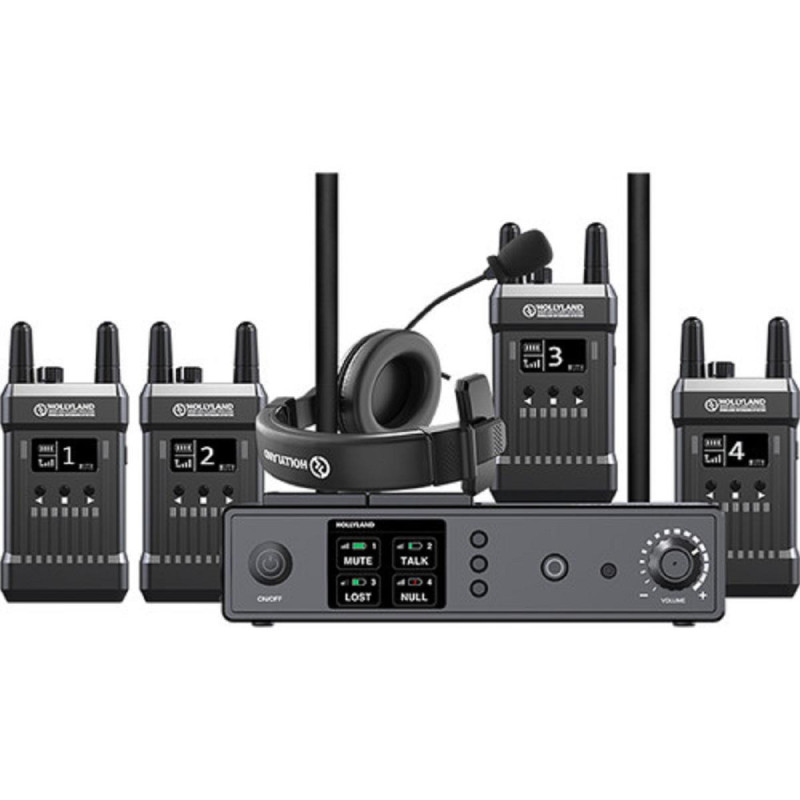 Hollyland Kit Intercom T1000 avec valise rigide