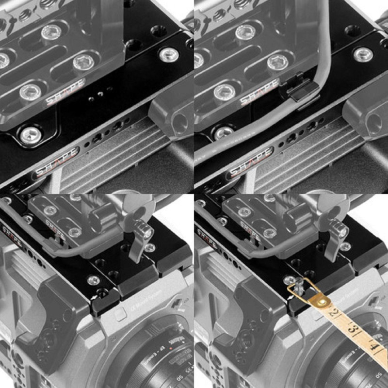 Shape Baseplate et plaque supérieure pour Sony FX9 