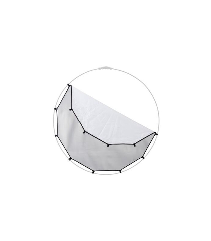 Manfrotto Toile Réflecteur HaloCompact Plus 98 cm Argent/Blanc