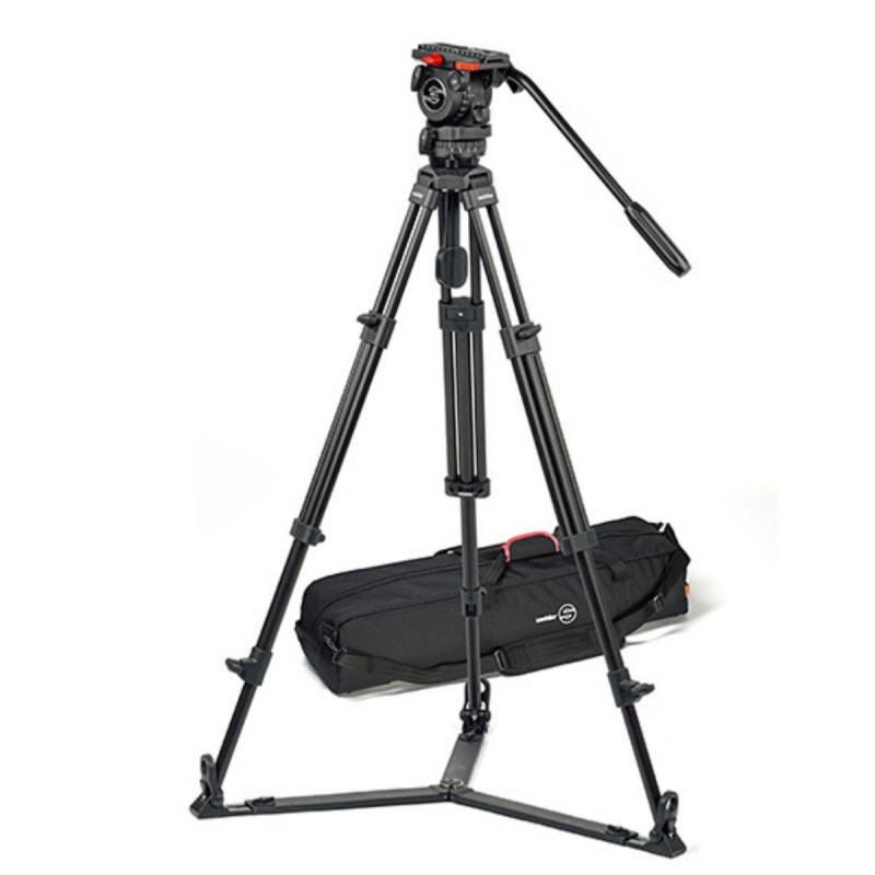 Sachtler Kit Trépied Tête Fluide FSB4 + Trépied Alu 75/2