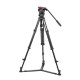 Sachtler Kit Trépied Tête Fluide FSB4 + Trépied Alu 75/2