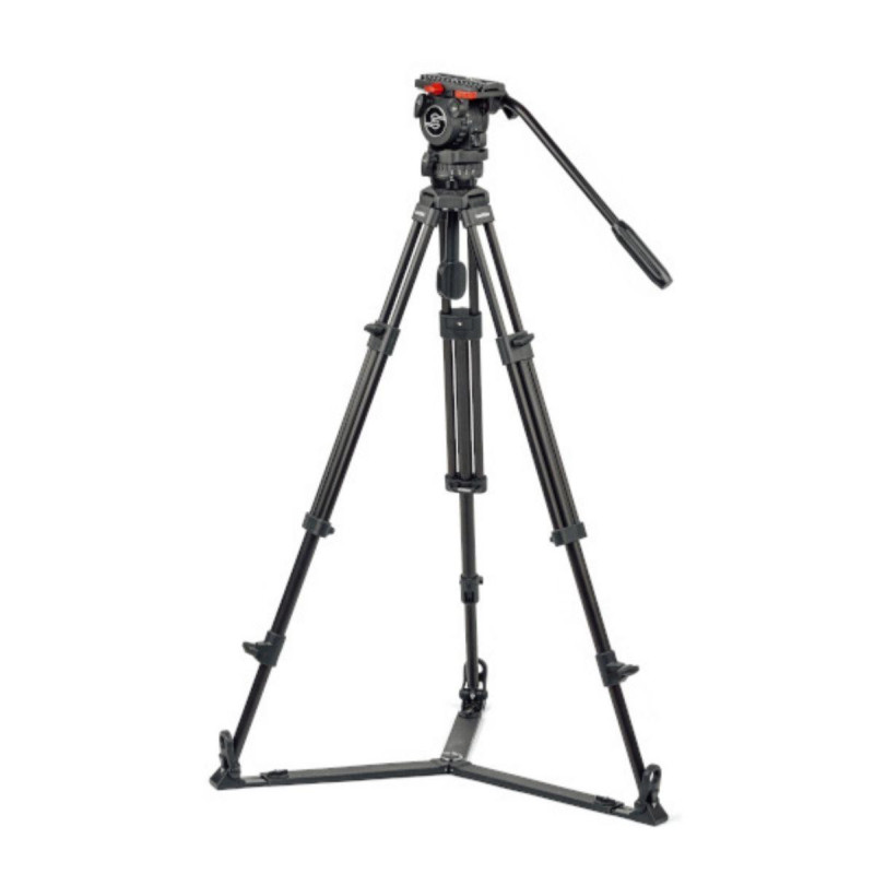 Sachtler Kit Trépied Tête Fluide FSB4 + Trépied Alu 75/2