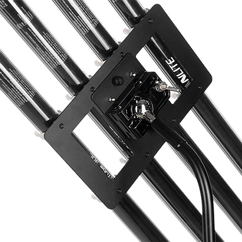 Nanlite Support T12 avec Tube Col de Cygne pour 4 Pavotubes