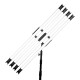 Nanlite Support T12 avec Tube Col de Cygne pour 4 Pavotubes