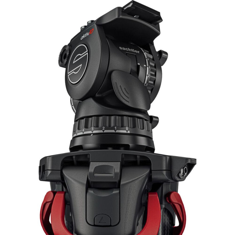 Sachtler Kit Rotule Aktiv 10 et Trépied Flowtech 100 GS