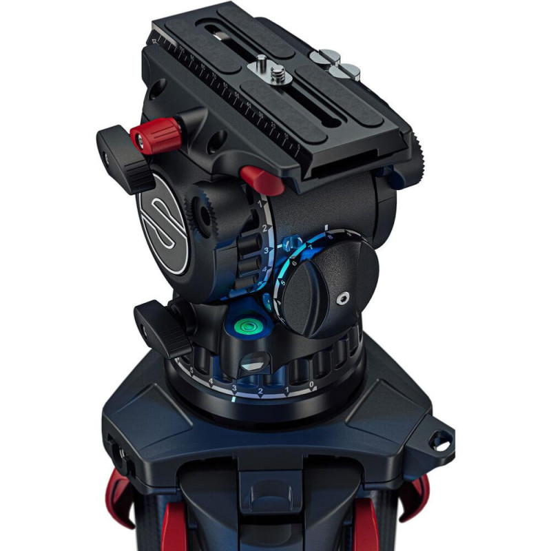 Sachtler Kit Rotule Aktiv 10 et Trépied Flowtech 100 GS