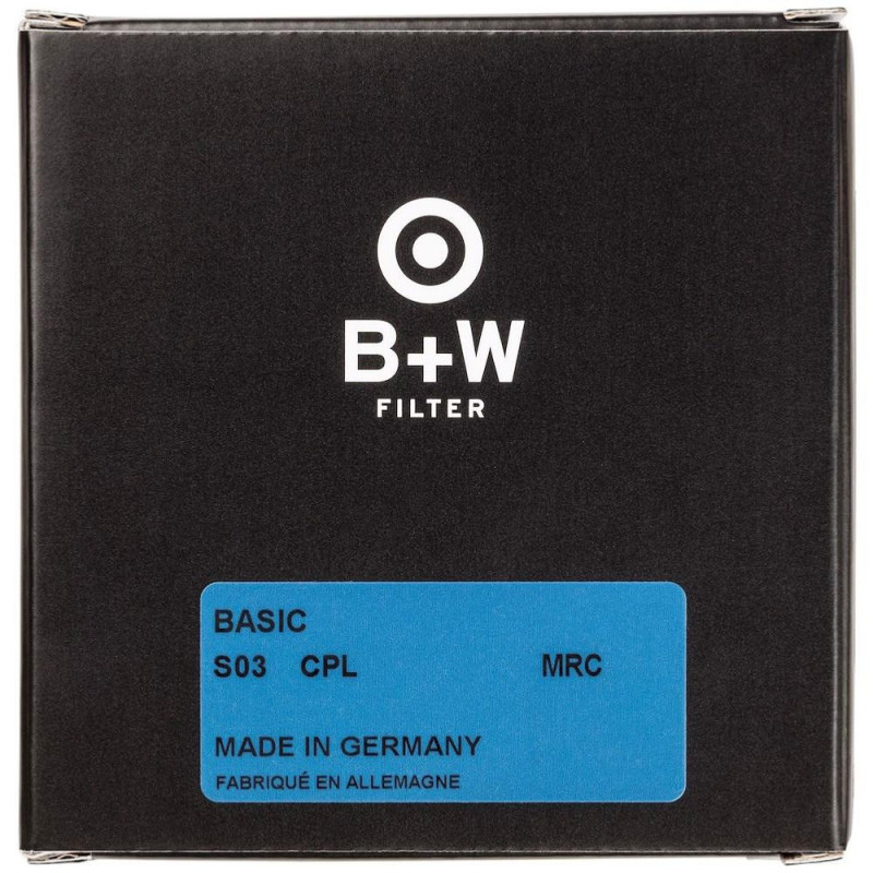 B+W Basic Filtre Polarisant Circulaire MRC D.95
