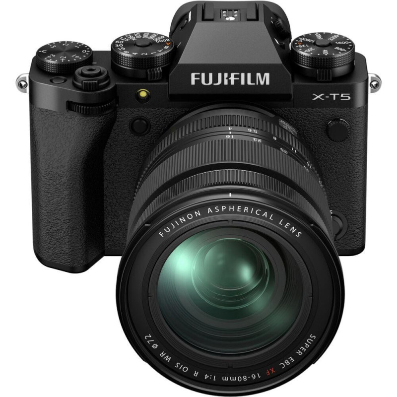 Fujifilm Kit X-T5 Noir avec Objectif XF 16-80 mm f/4 R OIS WR