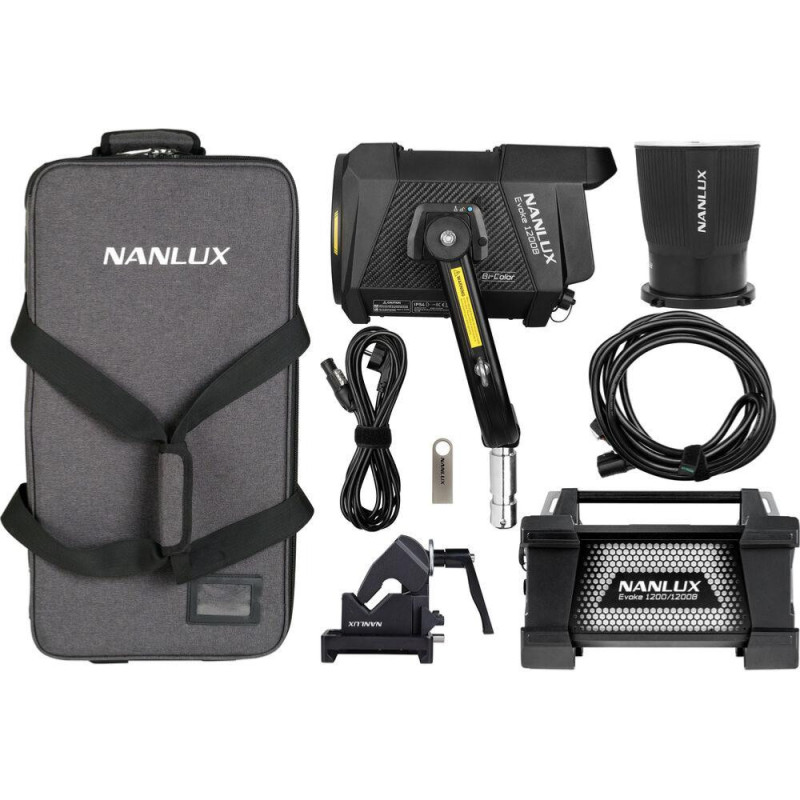 Nanlux Torche LED Evoke 1200B avec Valise Trolley